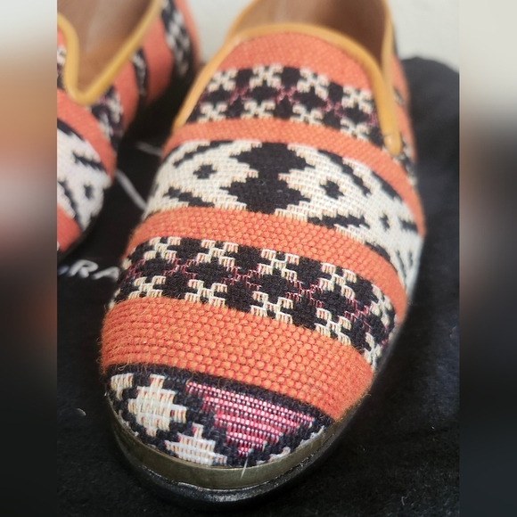 Cobra Society Orange Tapestry Loafers - Picture 2 of 12